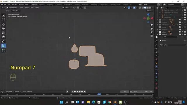Como criar cortes e exportar para DXF no Blender смотреть онлайн