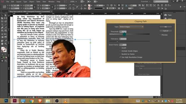 Indesign Clipping Path and Wrap tutorial смотреть онлайн