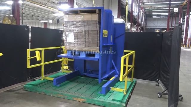Cherry's Industrial, free standing, single clamp, 180° pallet inverter. смотреть онлайн