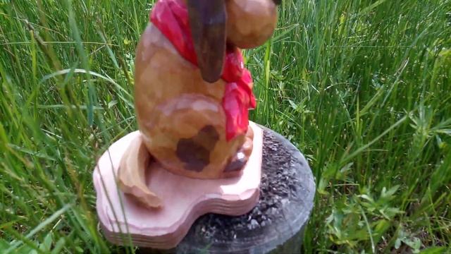 Обзор моих новых изделий!Медведь с флагом, шкатулка, собакен! Резьба по дереву, Wood Carving! смотреть онлайн