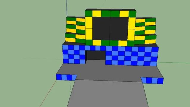 Wrestlemania 27 Stage - Google Sketchup 8 смотреть онлайн