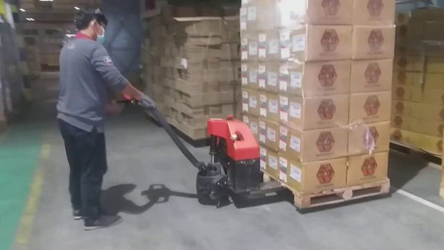 Tes EP material handling hand pallet full electric смотреть онлайн