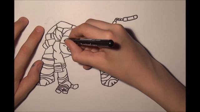 How To Draw Michelangelo from Teenage Mutant Ninja Turtles ✎ YouCanDrawIt ツ 1080p HD смотреть онлайн