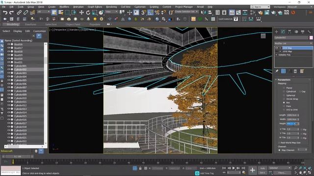 2019FUM XUEBIN CHEN 3ds Max Tutorial#10 Uvw Map смотреть онлайн