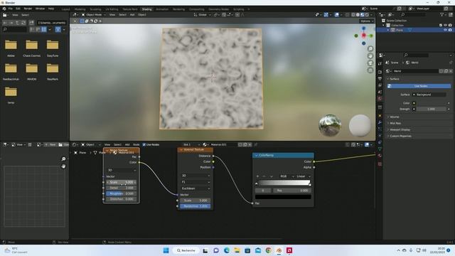 marble texture on blender (texture marbre ) смотреть онлайн