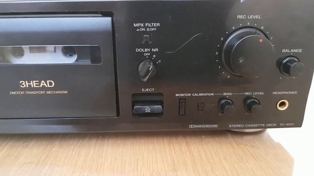 SONY TC K411 HIFI 3 HEAD STEREO KASSETTENDECK Test, Calibration. смотреть онлайн