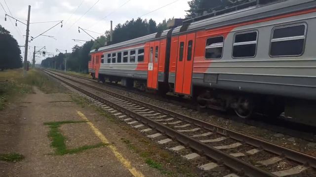 электропоезд эд9э 0006 пригородные поезда Вятские Поляны Ижевск смотреть онлайн