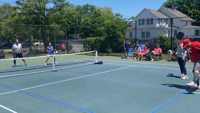Pickleball Mixed 3.5 Finals Babylon Tournament CJ Shank Dina Devoe Jack Zollo Regina Prete смотреть онлайн