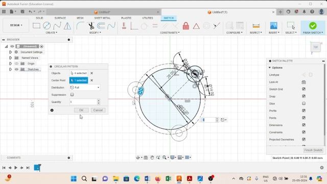 Practice Exercise 34 a (how to use extrude, tangent and circle commands with an example.) смотреть онлайн