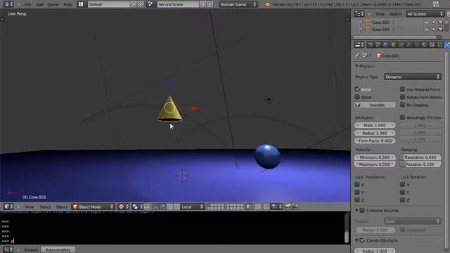 Blender 2.6 Tutorial - Game Engine Physics - Part 10 смотреть онлайн