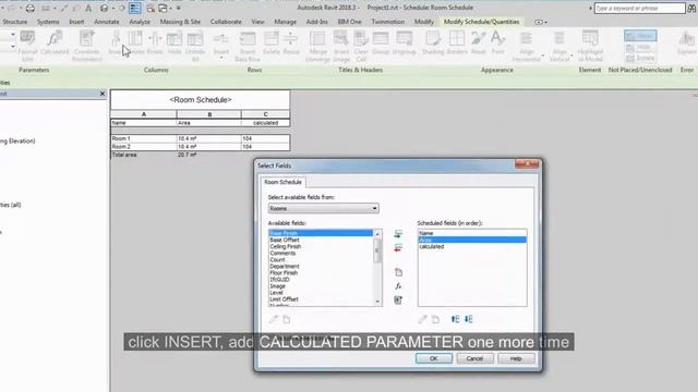 Revit Schedule Tutorial - How To Correct The Total Of The Areas In Schedule смотреть онлайн