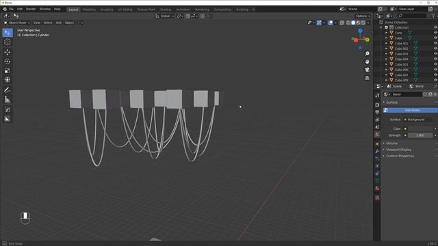 ONE click SCIFI cables in Blender смотреть онлайн