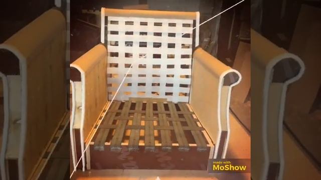 Какркас/корпус кресла из фанеры,разборной с эскизными локтями и спинкой смотреть онлайн