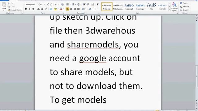 How to Get Models and Share Models in Google Sketchup (HD) смотреть онлайн