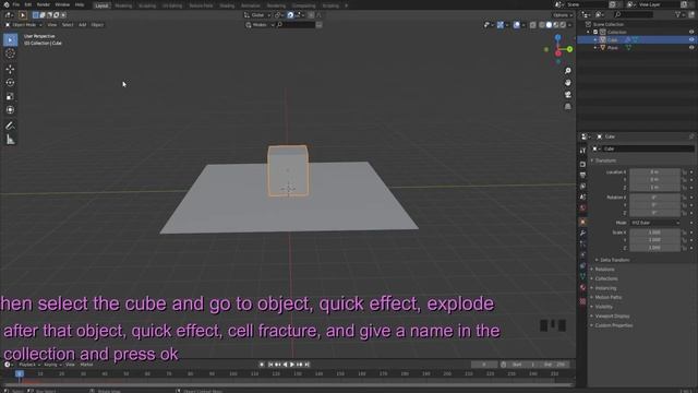 How to use cell fracture in blender 2.91 in 2020 смотреть онлайн