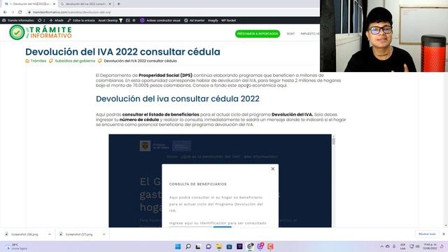 Consultar Devolución del IVA 2023 Cnsultar Cédula смотреть онлайн