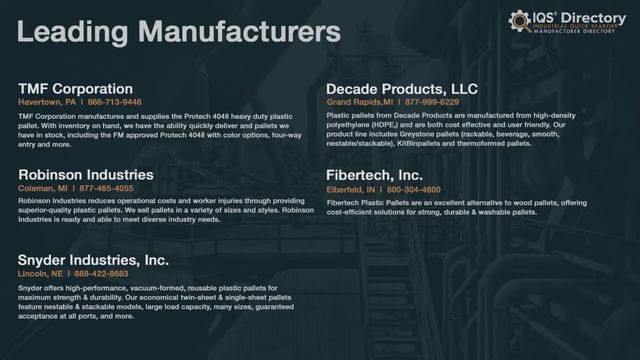 Euro Pallet Manufacturers, Suppliers, and Industry Information смотреть онлайн