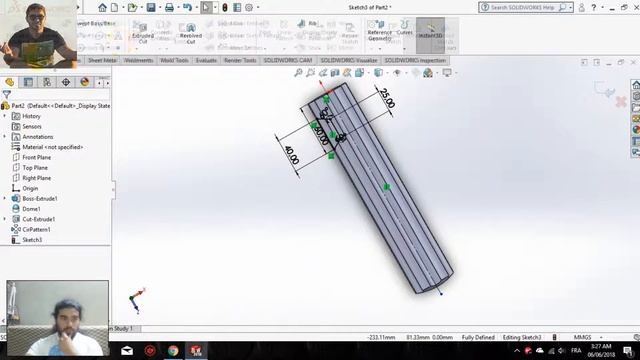solidworks 2018 Tutorial beginner смотреть онлайн