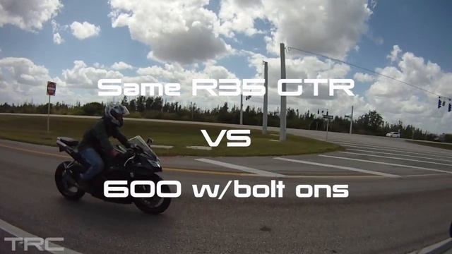 R35 GTR 580+hp VS Bolt-on 600 and SRT-4 Big Turbo 550+hp смотреть онлайн