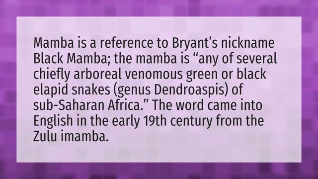 Where did the term Mamba come from? смотреть онлайн