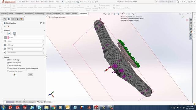 SOLIDWORKS Quick Tip - Mesh Sectioning смотреть онлайн