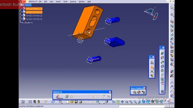 CATIA v5 | DASSAULT SYSTEMES | Walkthrough Part - 118 | SNAP смотреть онлайн