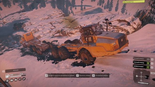 САМЫЙ МОЩНЫЙ ГРУЗОВИК ПРОТИВ ПОДЪЕМА - SNOWRUNNER смотреть онлайн