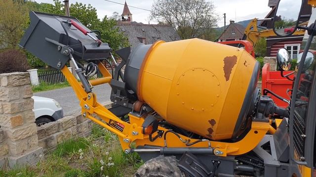NOVÝ 4.5t Mix 4x4 Beton 1m3 NEU NEW BETON Concrete Mischer Mieszarka Samonakládací Kloubový