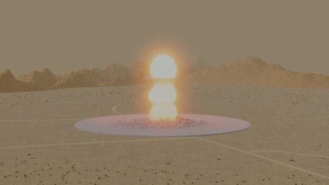 Nuclear Explosion - Blender Simulation смотреть онлайн