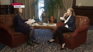 Скарлетт Йоханссон дала интервью Первому каналу
