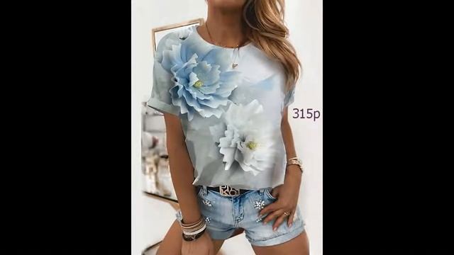 Покупки Одежды с AliExpress - Изящный летний топ смотреть онлайн