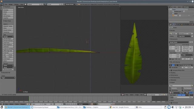 Krita & Blender - Wind Animated Cartoon Stylized Plant смотреть онлайн