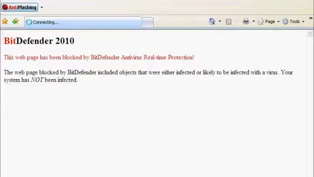 Bitdefender 2010 Prevention Test смотреть онлайн