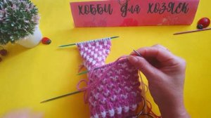 Носочки-следочки спицами 35-36р. БЕЗ ШВА НА ПОДОШВЕ