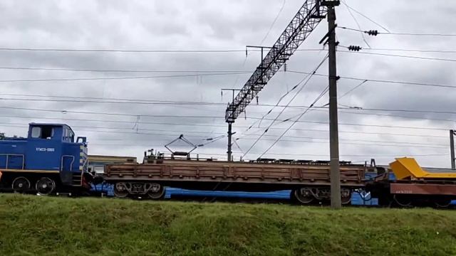 ТГМ-23,Маневрирует на станции Жодино. смотреть онлайн
