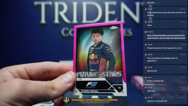 BREAK #799 2023 TOPPS CHROME FORMULA 1 3-BOXER [PICK YOUR TEAM/PICK YOUR DRIVER]