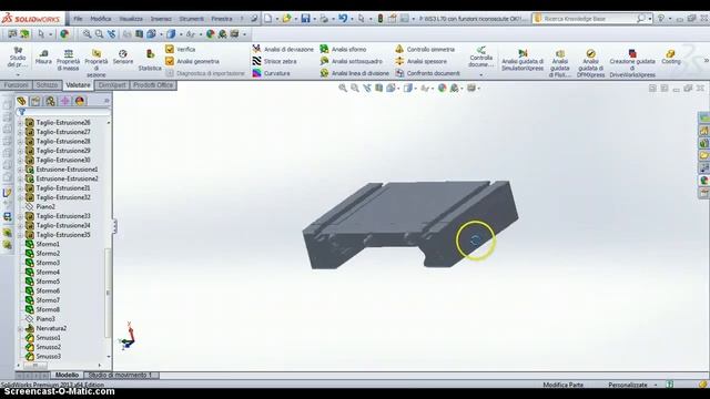 SOLIDWORKS - FEATUREWORKS on WS3-L70 WITH a PROBLEM смотреть онлайн