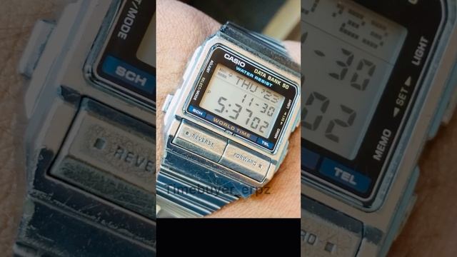 CASIO DATA BANK 50 DIGITAL QUARTZ DB-520 MEN VINTAGE #casio #vintagewatches