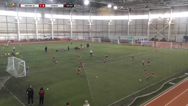 Зимнее Первенство Казани по футболу 2018. Мотор-2 Vs Рубин. 2:9 (2008 год рождения)