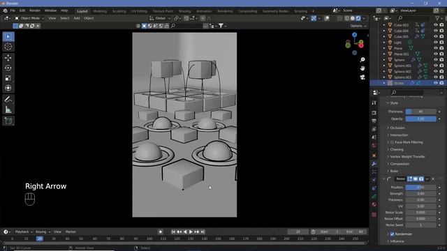 Convert Renders to Line-Art - Blender Tutorial смотреть онлайн