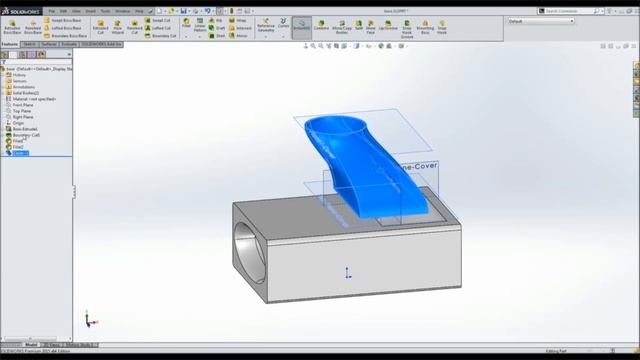 Video Tech Tip: SOLIDWORKS 3D CAD: Insert a Part Into a Part смотреть онлайн