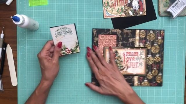 Graphic 45 | Christmas Time Page 4 & 5 Scrapbook Mini Album смотреть онлайн