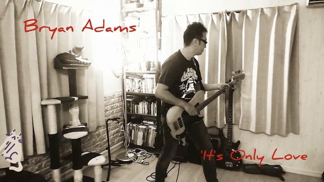 'It's Only Love/ Bryan Adams (Bass cover) смотреть онлайн