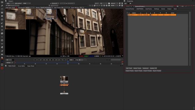 NUKE 8 Update: CameraTracker - User Tracks смотреть онлайн