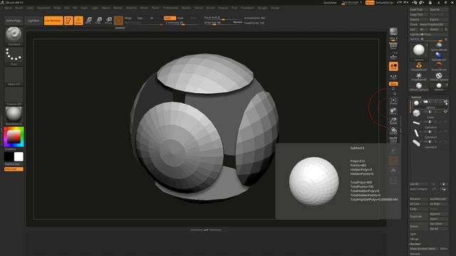 ZBrush4R8 新機能解説 #3 Live Boolean смотреть онлайн