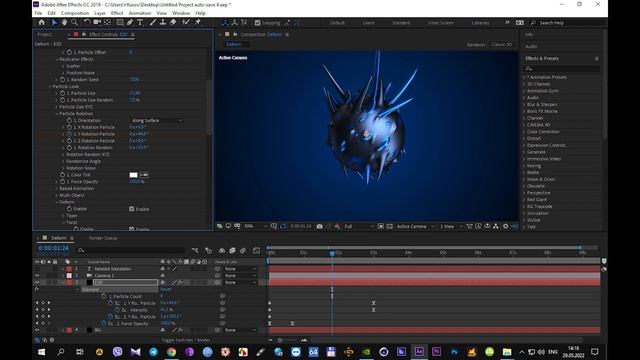Advanced 3D Noise & Deform AE - Расширенный 3D-шум и деформация смотреть онлайн