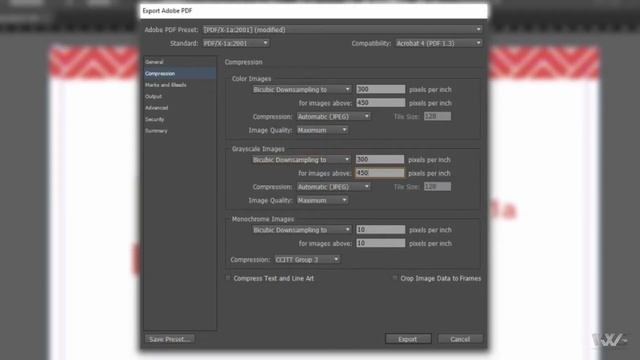 Como salvar em PDF/X1a no software Adobe InDesign смотреть онлайн