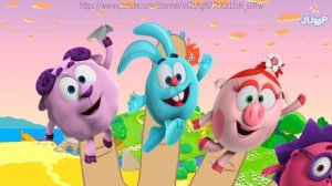 Kikoriki Finger Family Song with Barry, Wally, Krash, Rosa and Chiko l Nursery Rhyme