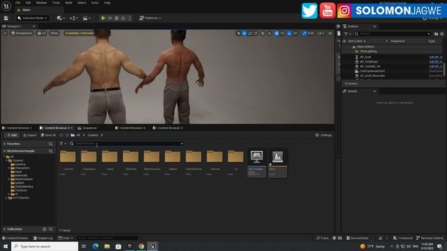 Unreal Engine 5.2 ML Deformer Sample Project Released | Realistic Character with Muscle System смотреть онлайн