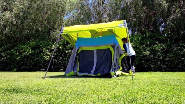 E-Z UP® Camping Cube™ Sport tent - Set Up and Features смотреть онлайн